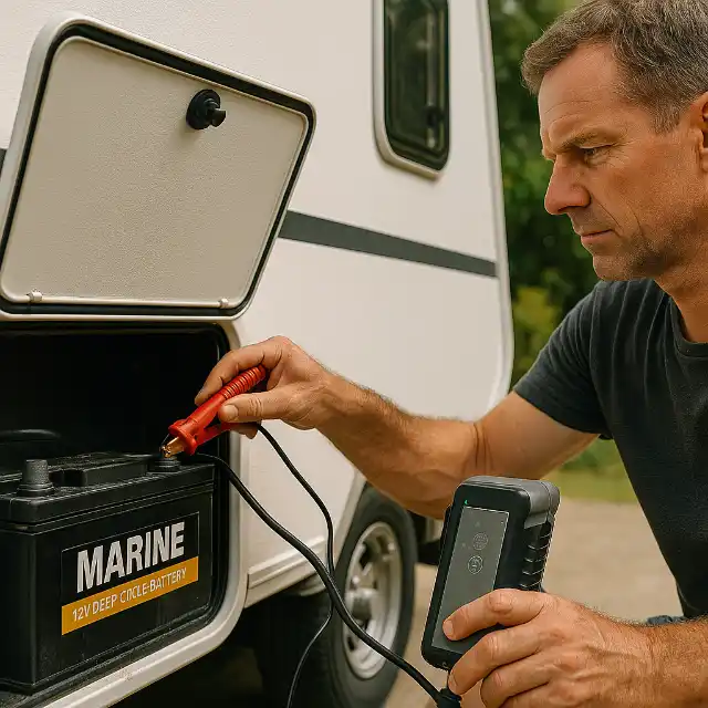 3. Check and Charge Batteries